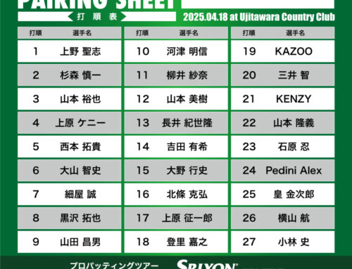 プロパッティングツアー2026 第5戦